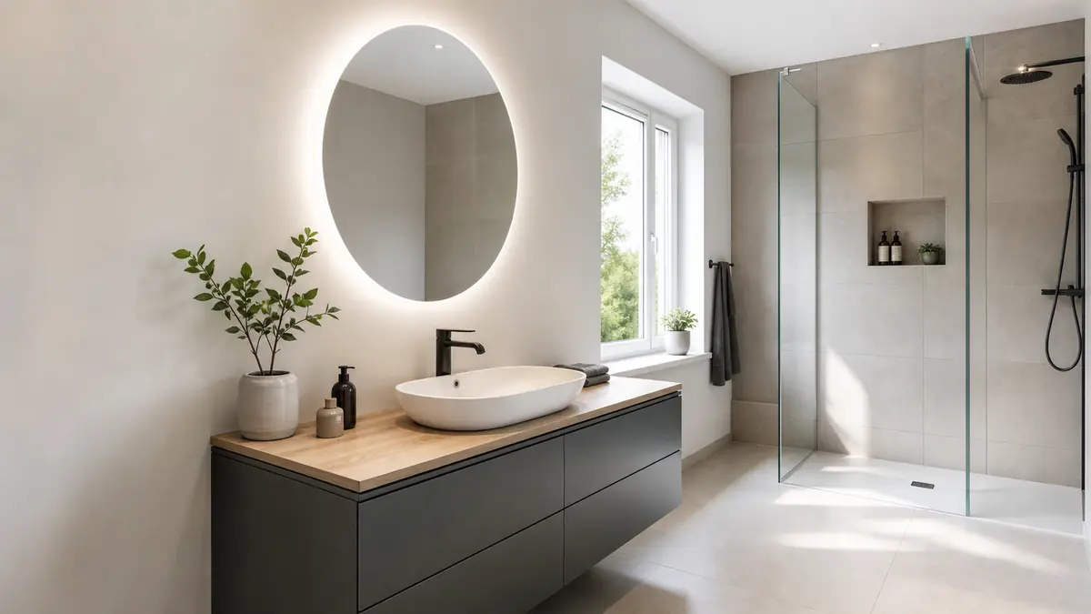 Modernes Badezimmer als Beispielbild einer lokalen Unternehmenswebsite